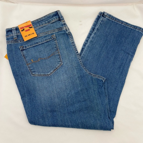 Ross Thomson Denim Jeans Blue Straight Stone Wash Western NWT Men's 38 W x 26* - Picture 3 of 13